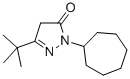 5-Tert-butyl-2-cycloheptyl-2,4-dihydro-pyrazol-3-one Structure,864685-47-2Structure