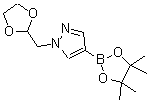 1-[1,3]Dioxolan-2-ylmethyl-4-(4,4,5,5-tetramethyl-[1,3,2]dioxaborolan-2-yl)-1h-pyrazole Structure,864754-17-6Structure