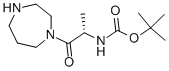 (S)-(2-[1,4]diazepan-1-yl-1-methyl-2-oxo-ethyl)-carbamic acid tert-butyl ester Structure,864754-27-8Structure