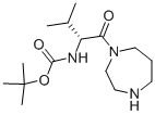 (R)-[1-([1,4]diazepane-1-carbonyl)-2-methyl-propyl]-carbamic acid tert-butyl ester Structure,864754-29-0Structure