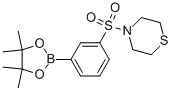 4-[3-(4,4,5,5-Tetramethyl-[1,3,2]dioxaborolan-2-yl)-benzenesulfonyl]-thiomorpholine Structure,864754-37-0Structure