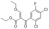 2-(2,4-Dichloro-5-fluorobenzoyl)-3-ethoxyacrylic acid ethyl ester Structure,86483-52-5Structure