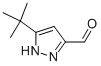 3-Tert-butyl-1H-pyrazole-5-carbaldehyde Structure,865138-11-0Structure