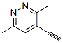 Pyridazine, 4-ethynyl-3,6-dimethyl-(9ci) Structure,86520-98-1Structure