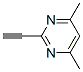 Pyrimidine, 2-ethynyl-4,6-dimethyl- (9ci) Structure,86520-99-2Structure