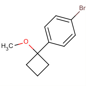 1-Bromo-4-(1-methoxycyclobutyl)benzene Structure,865204-04-2Structure