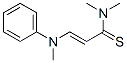 2-Propenethioamide,n,n-dimethyl-3-(methylphenylamino)- Structure,865294-09-3Structure