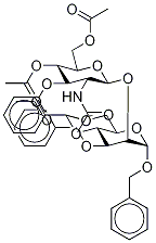 2-O-(2-acetamido-2-deoxy-3,4,6-tri-o-acetyl-beta-d-glucopyranosyl)-3-o-benzyl-4,6-o-benzylidene-alpha-d-mannose Structure,865488-84-2Structure