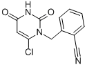 2-((6-Chloro-2,4-dioxo-3,4-dihydropyrimidin-1(2h)-yl)methyl)benzonitrile Structure,865758-95-8Structure