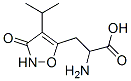 5-Isoxazolepropanoic acid,-alpha--amino-2,3-dihydro-4-(1-methylethyl)-3-oxo- Structure,865792-23-0Structure