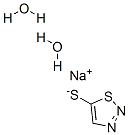 5-Mercapto-1,2,3-thiadiazole sodium salt dihydrate Structure,865854-97-3Structure