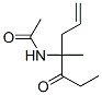 Acetamide,n-[1-methyl-1-(1-oxopropyl)-3-butenyl]- (9ci) Structure,866105-60-4Structure