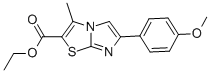 Ethyl 6-(4-methoxyphenyl)-3-methylimidazo[2,1-b][1,3]thiazole-2-carboxylate Structure,866135-85-5Structure