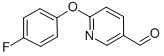 6-(4-Fluorophenoxy)nicotinaldehyde Structure,866154-07-6Structure