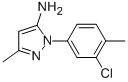 1-(3-Chloro-4-methylphenyl)-3-methyl-1h-pyrazol-5-amine Structure,866472-29-9Structure