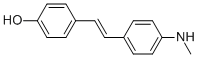 4-(4-(Methylamino)styryl)phenol Structure,866475-34-5Structure