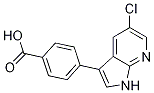 4-(5-Chloro-1h-pyrrolo[2,3-b]pyridin-3-yl)-benzoic acid Structure,866541-71-1Structure