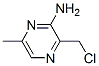 Pyrazinamine,3-(chloromethyl)-6-methyl- (9ci) Structure,866585-60-6Structure