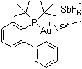 (Acetonitrile)[(2-biphenyl)di-tert-butylphosphine]gold(i)hexafluoroantimonate Structure,866641-66-9Structure