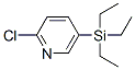 Pyridine,2-chloro-5-(triethylsilyl)- (9ci) Structure,866755-17-1Structure