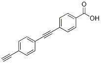 4-((4-Ethynylphenyl)ethynyl)benzoicacid Structure,866825-55-0Structure