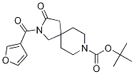 2-(3-Furanylcarbonyl)-3-oxo-2,8-diazaspiro[4.5]decane-8-carboxylic acid 1,1-dimethylethyl ester Structure,867009-69-6Structure