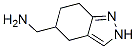 2H-indazole-5-methanamine,4,5,6,7-tetrahydro-,(-)- Structure,867023-69-6Structure