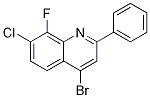 4-Bromo-7-chloro-8-fluoro-2-phenylquinoline Structure,867164-98-5Structure