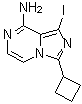 3-Cyclobutyl-1-iodo-imidazo[1,5-a]pyrazin-8-amine Structure,867165-11-5Structure