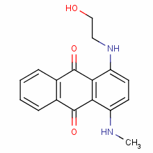 1-(2-Hydroxyethylamino)-4-(methylamino)anthraquinone Structure,86722-66-9Structure