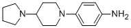 4-[4-(1-Pyrrolidinyl)-1-piperidinyl]benzenamine Structure,867291-46-1Structure