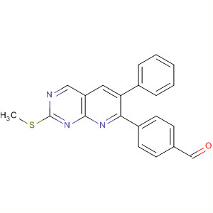 4-[2-(Methylthio)-6-phenylpyrido[2,3-d]pyrimidin-7-yl]benzaldehyde Structure,867353-44-4Structure