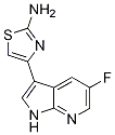 2-Thiazolamine, 4-(5-fluoro-1h-pyrrolo[2,3-b]pyridin-3-yl)- Structure,868387-40-0Structure