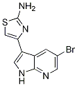 2-Thiazolamine, 4-(5-bromo-1h-pyrrolo[2,3-b]pyridin-3-yl)- Structure,868387-43-3Structure