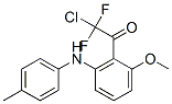 Ethanone,2-chloro-2,2-difluoro-1-[2-methoxy-6-[(4-methylphenyl)amino]phenyl]- Structure,868395-20-4Structure