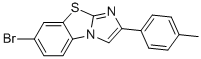 7-Bromo-2-(4-methylphenyl )imidazo[2,1-b]benzothiazole Structure,868522-43-4Structure