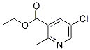 5-Chloro-2-methyl-nicotinic acid ethyl ester Structure,868636-76-4Structure