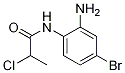 N-(2-amino-4-bromophenyl)-2-chloropropanamide Structure,868771-37-3Structure