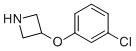 3-(3-Chlorophenoxy)azetidine Structure,868833-95-8Structure