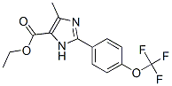 5-Methyl-2-(4-trifluoromethoxyphenyl)-3h-imidazole-4-carboxylic acid ethyl ester Structure,868851-35-8Structure