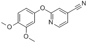 2-(3,4-Dimethoxyphenoxy)-4-pyridinecarbonitrile Structure,869299-31-0Structure