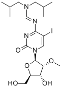 N4-(diisobutylaminomethylidene)-5-iodo-2’-o-methyl-cytidine Structure,869355-40-8Structure