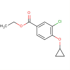 Ethyl 3-chloro-4-cyclopropoxybenzoate Structure,869569-69-7Structure