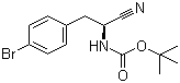 (S)-tert-butyl 2-(4-bromophenyl)-1-cyanoethylcarbamate Structure,869570-00-3Structure