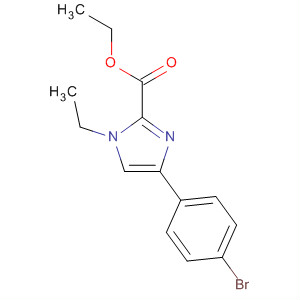 Ethyl 4-(4-bromophenyl)-1-ethyl-1h-imidazole-2-carboxylate Structure,869570-40-1Structure