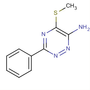 1,2,4-Triazin-6-amine, 5-(methylthio)-3-phenyl- Structure,86958-23-8Structure