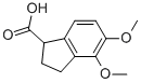 2,3-Dihydro-4,5-dimethoxy-1h-indene-1-carboxylic acid Structure,869723-08-0Structure