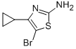 2-Amino-5-bromo-4-cyclopropylthiazole Structure,869854-12-6Structure