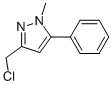 3-(Chloromethyl)-1-methyl-5-phenyl-1H-pyrazole Structure,869901-13-3Structure