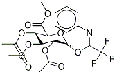 1-(2,2,2-Trifluoro-n-phenylethanimidate)-d-glucopyranuronic acid methyl ester 2,3,4-triacetate Structure,869996-05-4Structure